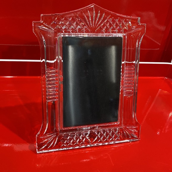 WATERFORD CRYSTAL PICTURE FRAME "ABBEVILLE" 4 X 6 photo area EUC - Picture 15 of 15